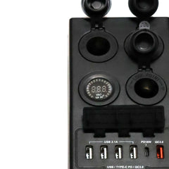 12v mini hub suitable for rv switch panels and accessory power management