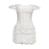 Off shoulder zip-up mini dress | Festival Outfits Women