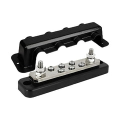 victron 250a 2p busbar with protective cover and 6 screw terminals