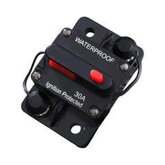 dc 30a flush mount breaker for 12v and 24v auxiliary circuits