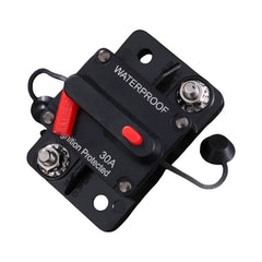 caravan 30 amp flush mounted dc breaker for panel installation