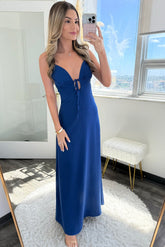 Remi Tie maxi - Navy blue - Restock