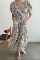FLORAL MIDI DRESS
