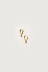 GEM DROP HOOPS
