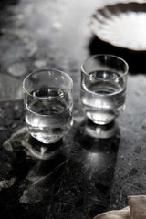 PEDESTAL GLASS SET OF 2