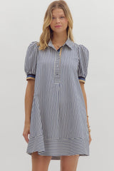 Marlene Stripe Swing Dress