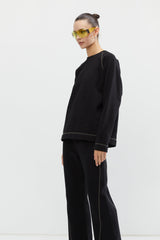 OVERSIZED FLEECE SWEATSHIRT