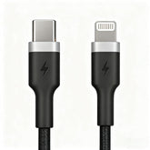 BIOND Lightning To Type-C Nylon Cable 1 Metre - Black (BGG-NY-IPD)