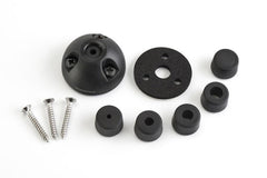 Black 2-6mm vertical cable gland 6mm for waterproof roof cable routing