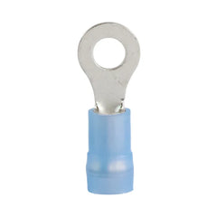 Blue nylon insulated ring terminal M4 (100 pack) for caravan, rv, and campervan 12v wiring connections