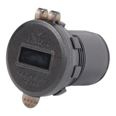 caravan dual usb a charger socket with voltage monitor