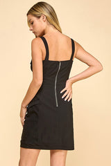 Seraphina Baroque Buckle Mini Dress