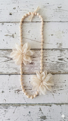 Collar bolas flores +8colores