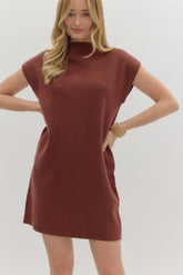 Thalia Knit Mock Neck Dress