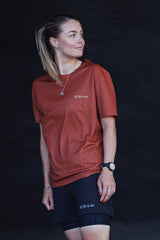 ES16 Basic T-shirt - Rust.