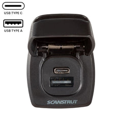 dual usb a and usb c flip pro plus charger for campervans
