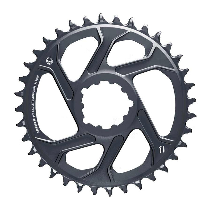 SRAM, GX Eagle C1, Chainring, Teeth: 34, Speed: 11/12, BCD: Direct Mount, Aluminum, Grey, 6mm