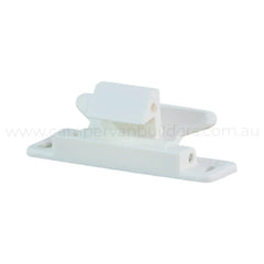 Caravan overhead cupboard locking latch white finish for secure storage