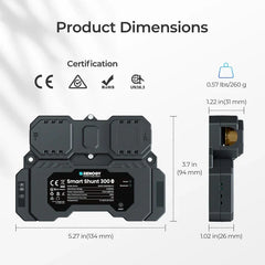 300 amp renogy battery shunt for rv caravan and off grid systems