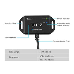 wireless bluetooth module for renogy solar charge controllers