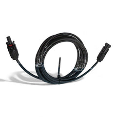 MC4 10m solar extension cable ready for installation