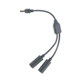 Starlink Mini male to dual female DC splitter for caravan, rv, and campervan power setups