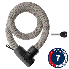 Abus, Yarnit 4004K, Chain Lock, Key, 4mm, 85cm, 2.8', Black