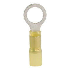 Yellow heat shrink ring terminal M10 (100 pack) for caravan, rv, and campervan waterproof 12v wiring connections