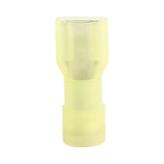 Yellow nylon fully insulated female quick disconnect (100 pack) for caravan, rv, and campervan 12v wiring connections