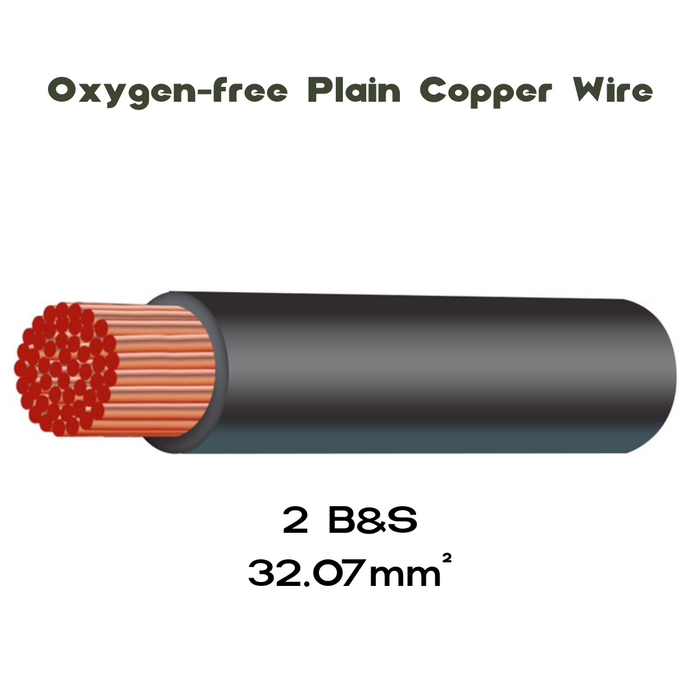 2 b&s single core battery cable rated up to 188 amp for caravan and rv electrical systems