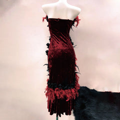 Long flared sleeve lace flower applique irregular mini dress  | Festival Outfits Women