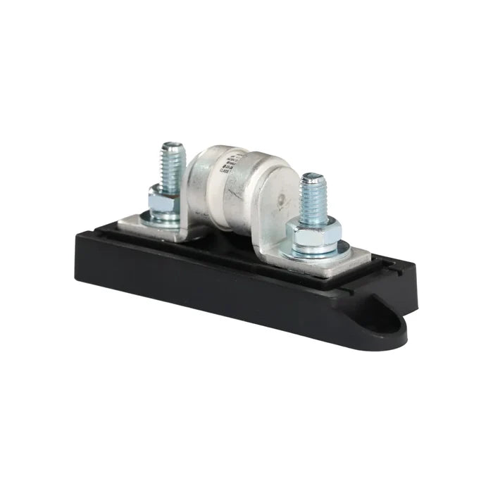 MEGA fuse style holder with ceramic fuse for secure, serviceable installation