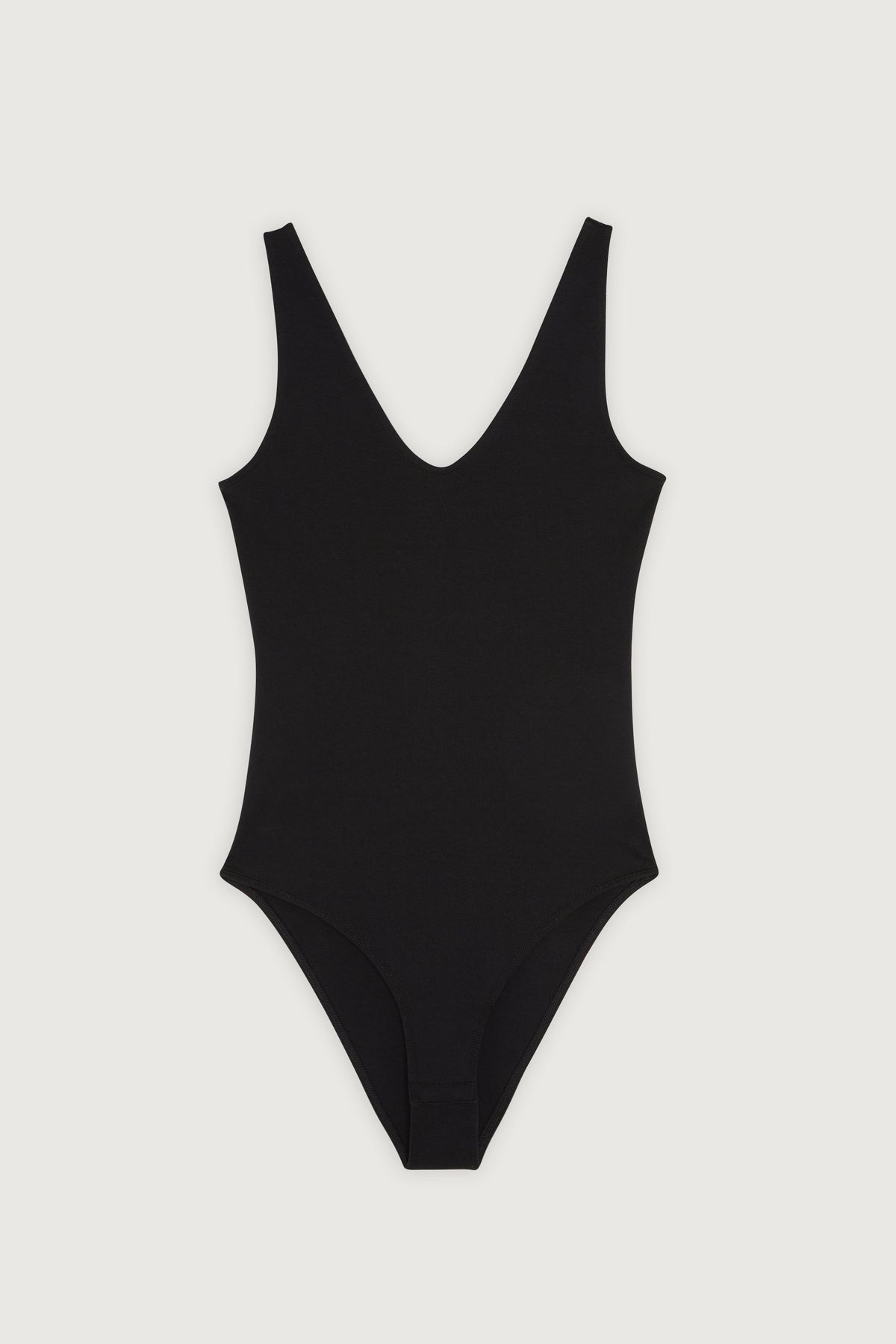 DEEP V-NECKLINE BODYSUIT