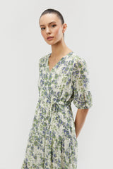 FLORAL MIDI DRESS