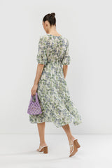 FLORAL MIDI DRESS