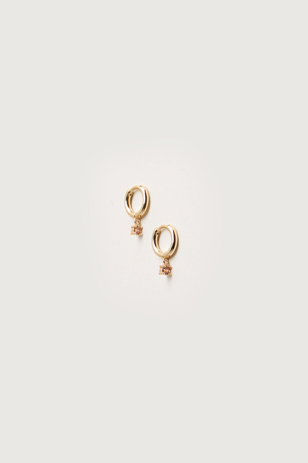 GEM DROP HOOPS