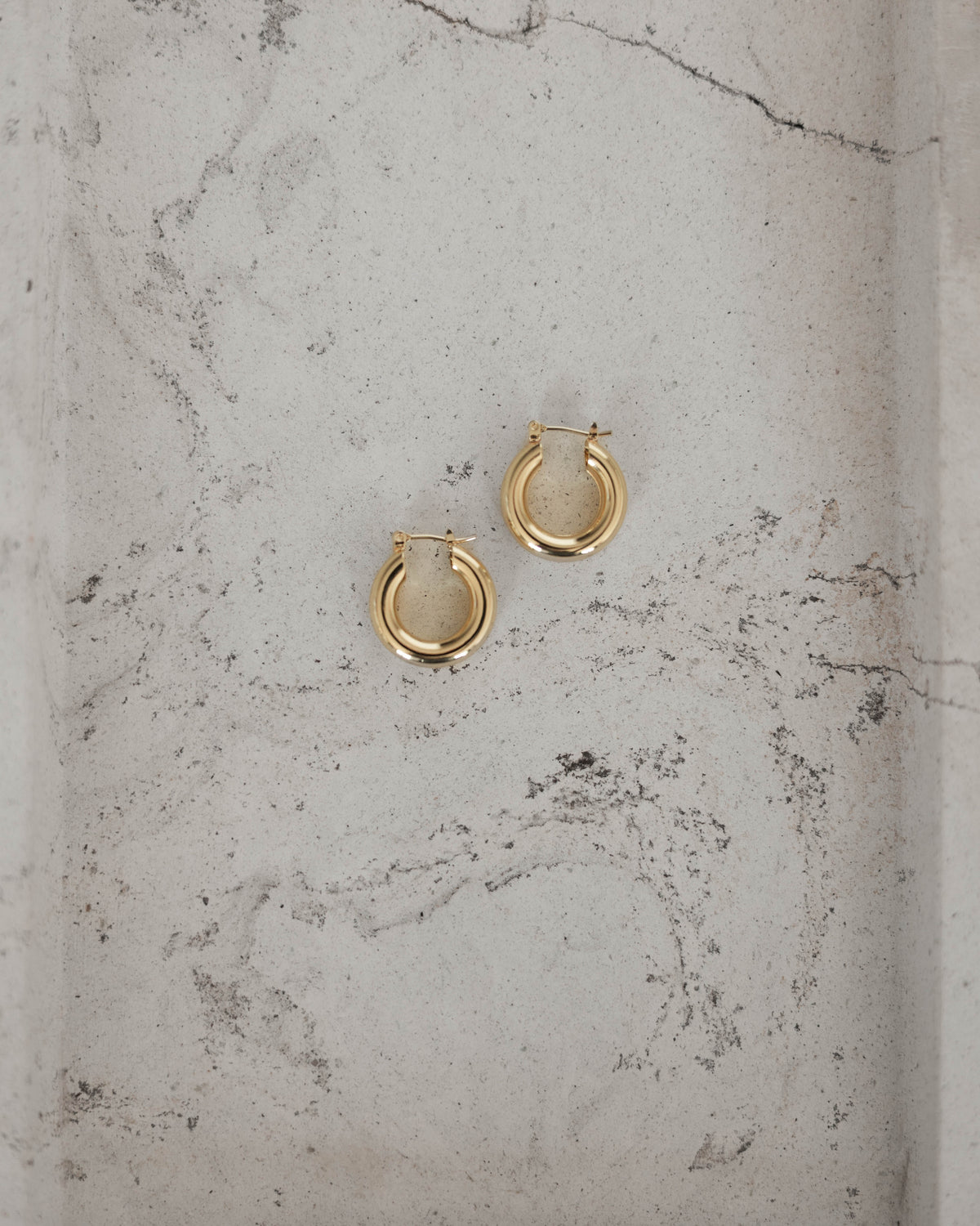 Gia Gold Hoop Earring