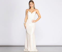 Harley Formal Knot Glitter Dress