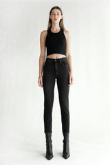 OAK ESSENTIAL SLIM FIT HIGH-RISE JEAN