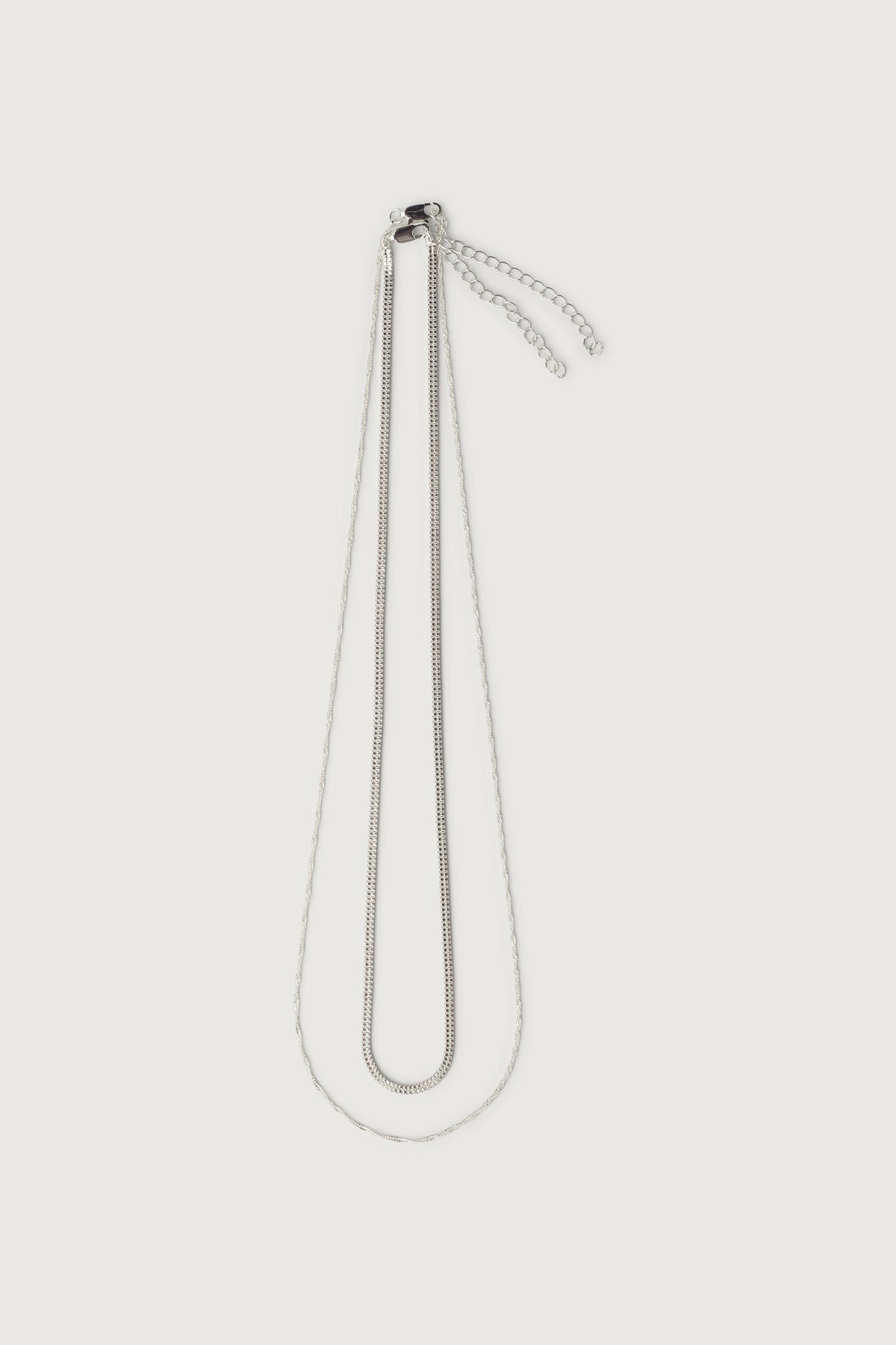 CUBE AND TWIST CHAIN NECKLACE