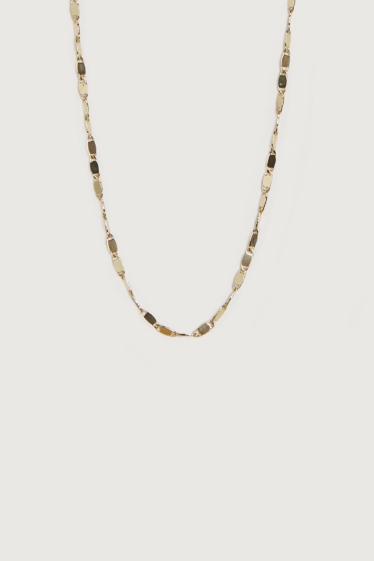 OVAL LINK CHAIN NECKLACE