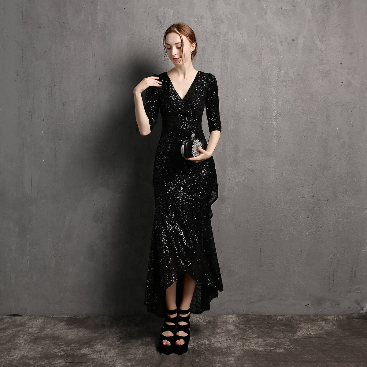 Rehami Sequin Mermaid Dress