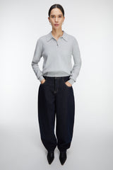 COLLARED POLO SWEATER