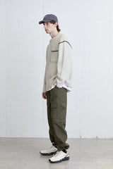 CONTRAST TRIM SWEATER