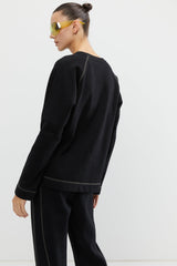 OVERSIZED FLEECE SWEATSHIRT