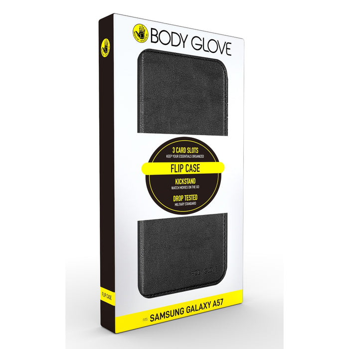 Body Glove Flip Series - Samsung Galaxy A57 - Black (BGFLP-GA57-BK)