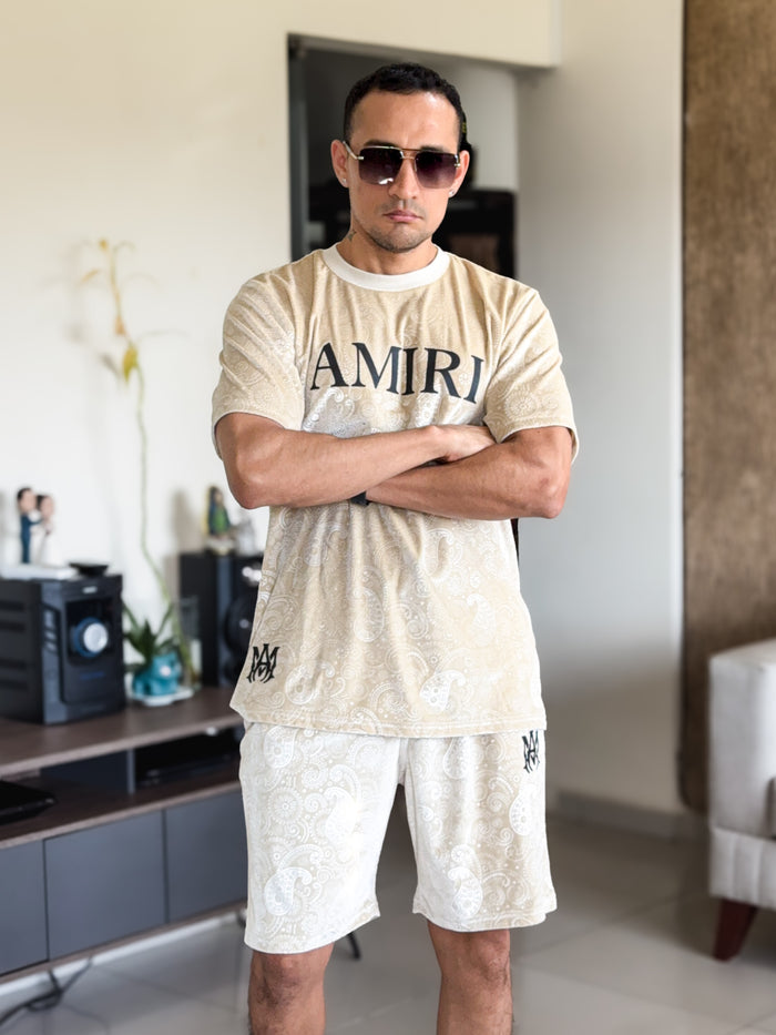 Conjunto de verano AMIRI gamusado grabado en laser Arena PREMIUM