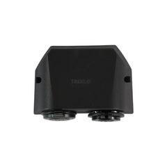 black double surface mount housing for 12v accessories