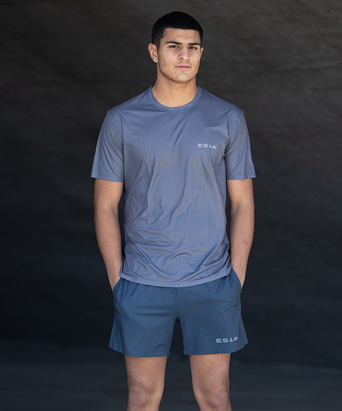 ES16 Performance Shorts. Petroleum