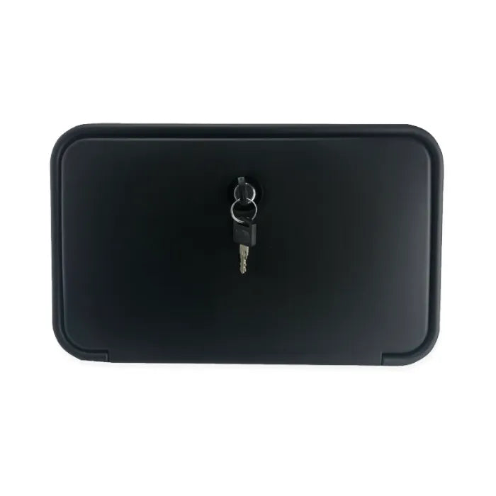 caravan black external shower box for outside washing